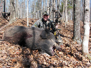 Bow Hunting Boar at High Adventure Ranch