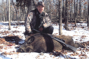 Rifle Boar Hunting at High Adventure Ranch