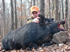 Trophy Boar Hunt at High Adventure Ranch